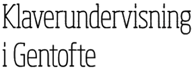 Klaverundervisning i Gentofte